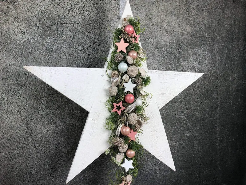 Fensterschmuck Stern 40cm – Weihnachtsdeko mit LED optional