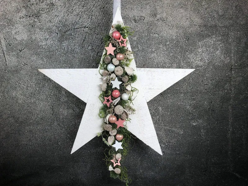 Fensterschmuck Stern 40cm – Weihnachtsdeko mit LED optional