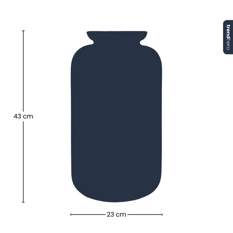 Bottle 'Sven XL' - Recycled Glass Ø 23 cm ↑ 43 cm