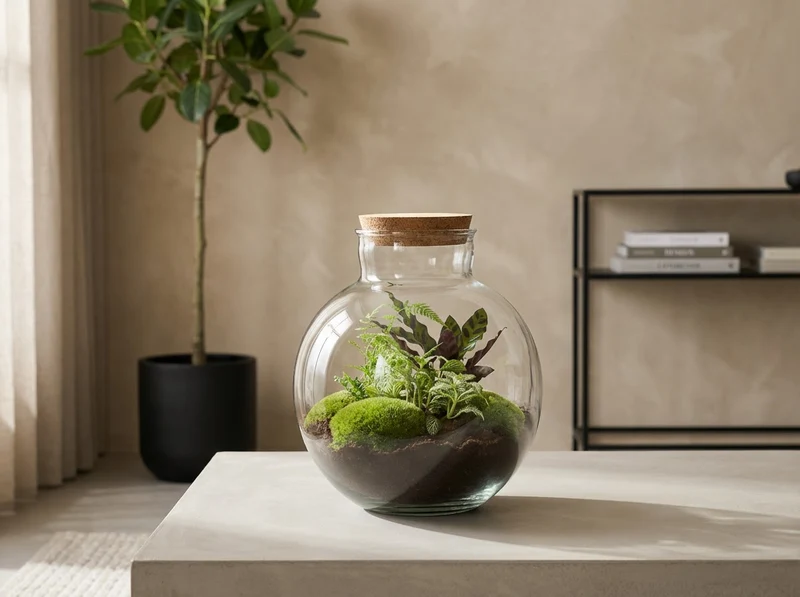 Bolder Bob - Terrarium - Bottle garden DIY kit - Ø 31 cm ↑ 30 cm