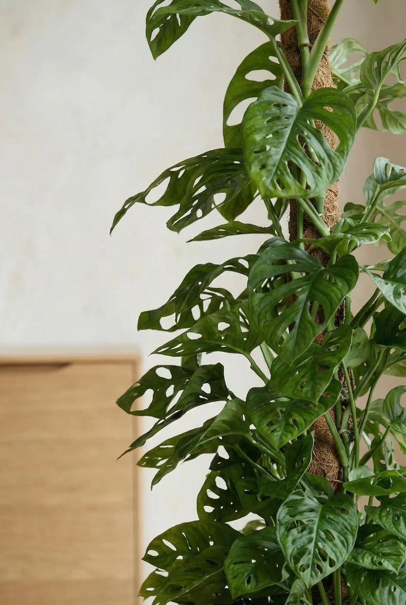 Monstera Adansonii - Monkey Leaf mit Moosstab