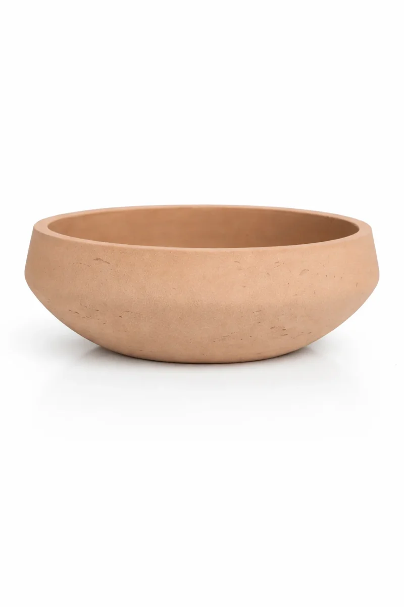 Vase Madu Terrakotta, wasserdicht aus glasfaserverstärktem Ton