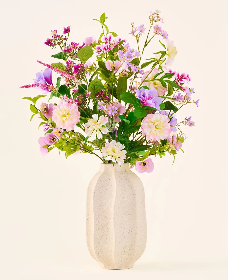Zijden kunstbloemen boeket Royal Bloom