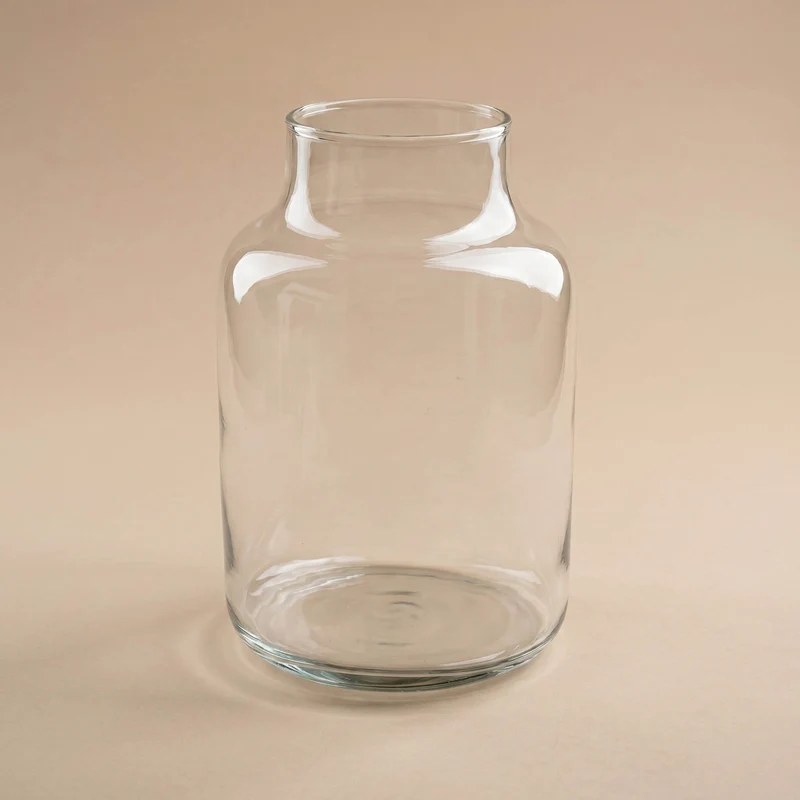 Bottle 'Little Milky' - Recycled Glass Ø 17 cm ↑ 25 cm
