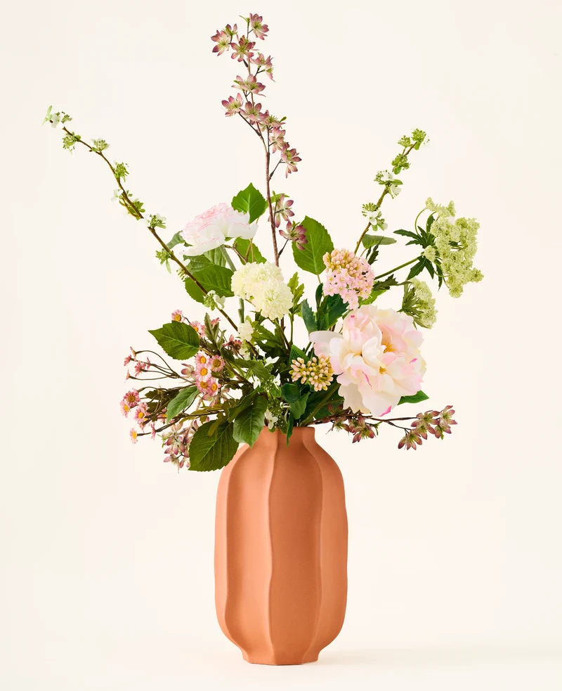 Zijden kunstbloemen boeket Dreamy Meadow