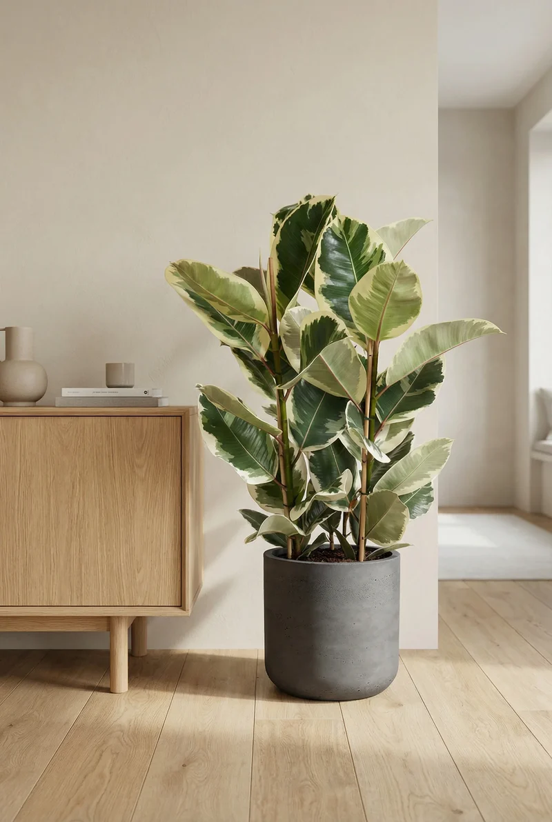 Gummibaum - Ficus elastica Tineke