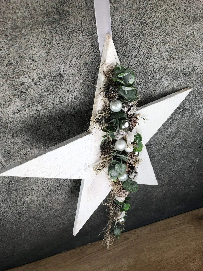 Weihnachtlicher Stern 40cm – Fensterdeko mit LED langlebig