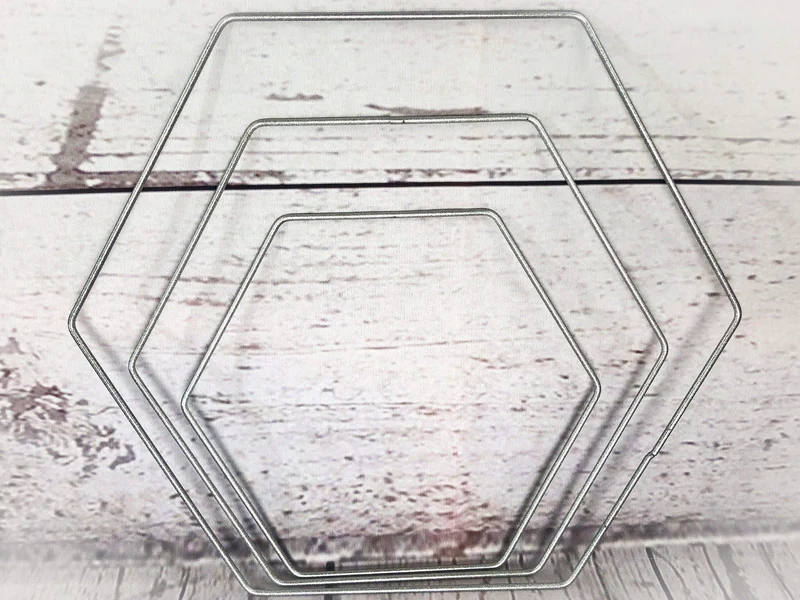 Eukalyptus Hexagon Wanddeko – Trockenblumen Metallring langlebig