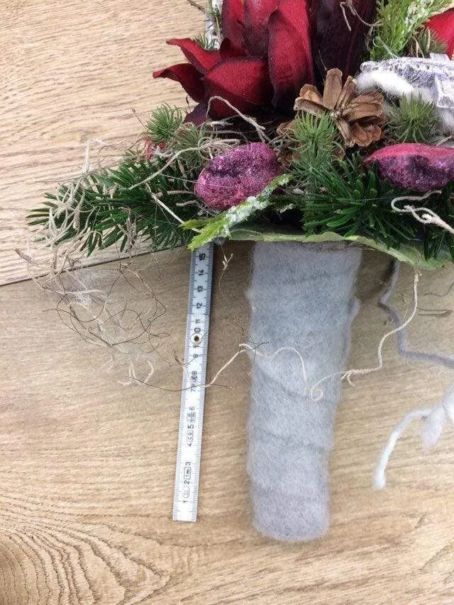 Seidenblumen Grabgesteck Amaryllis – Grabschmuck modern