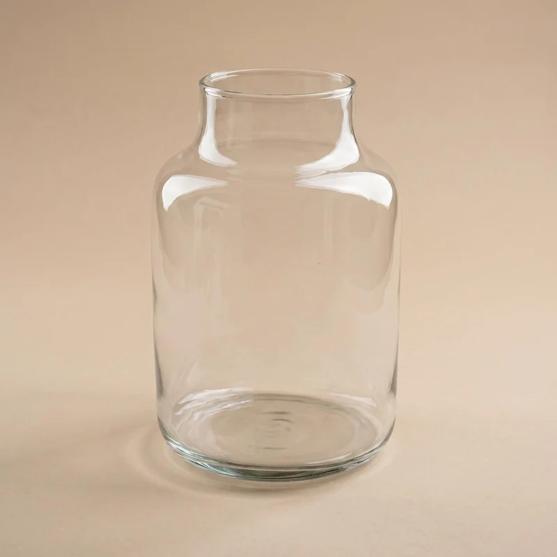 Bottle 'Milky' - Recycled Glass Ø 21,5 cm ↑ 30 cm