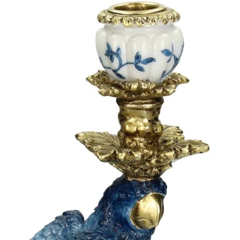 Candleholder - Dutch Blue Parrot ↑ 40 cm - Right
