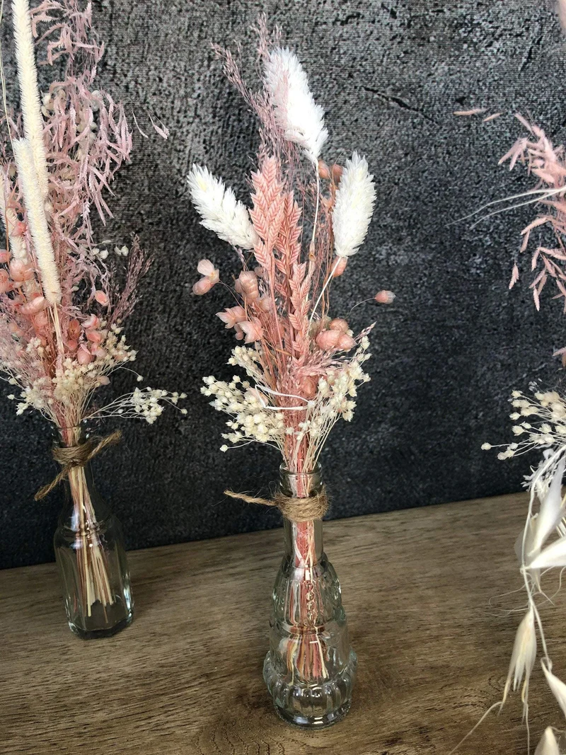 Strauß Trockenblumen Eukalyptus Vase – natürliche Innenraumdeko