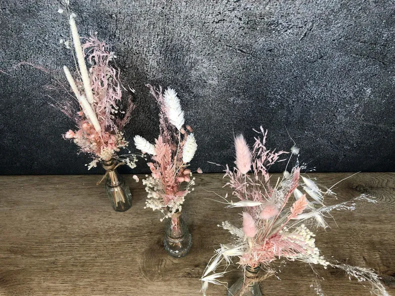 Strauß Trockenblumen Eukalyptus Vase – natürliche Innenraumdeko