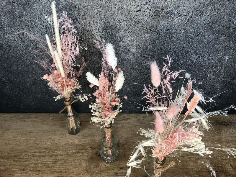 Strauß Trockenblumen Eukalyptus Vase – natürliche Innenraumdeko
