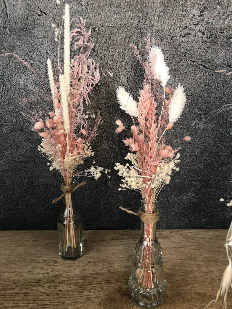 Strauß Trockenblumen Eukalyptus Vase – natürliche Innenraumdeko