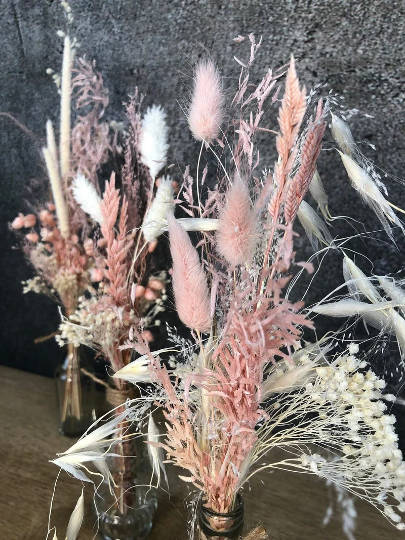 Strauß Trockenblumen Eukalyptus Vase – natürliche Innenraumdeko