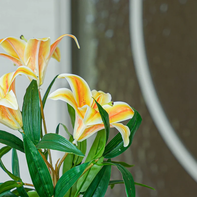 Lily yellow/orange 3 pcs - Artificial Plants - Bundle set