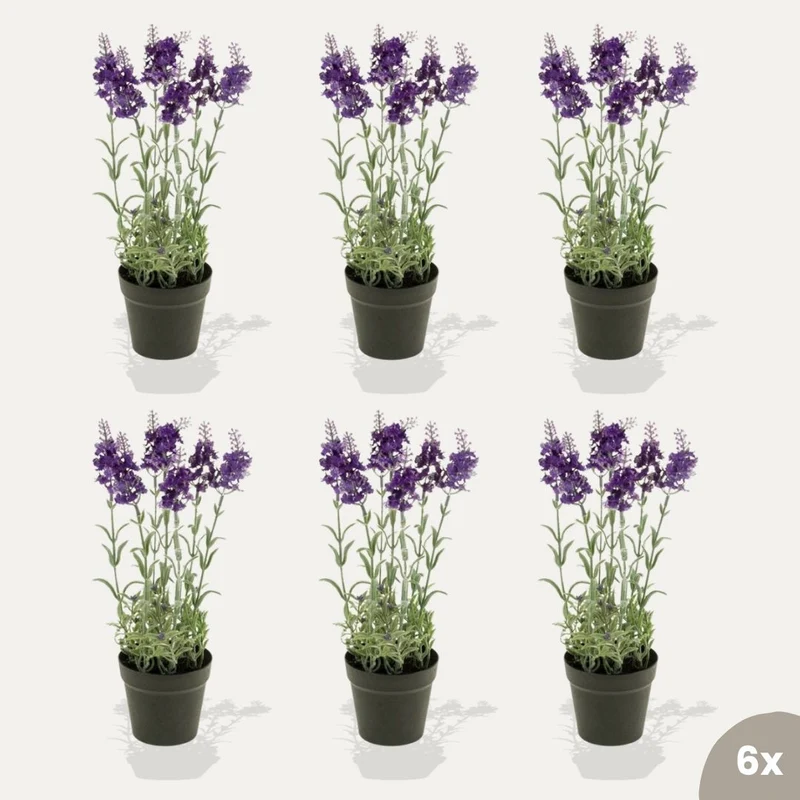 Lavender 6 pcs - Artificial Plants - Bundle set