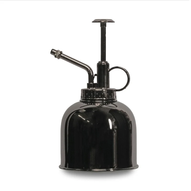 Plant mister - Waterer - Stainless Steel Gardening Sprinkler - Dark Silver - ↑ 15.5 cm