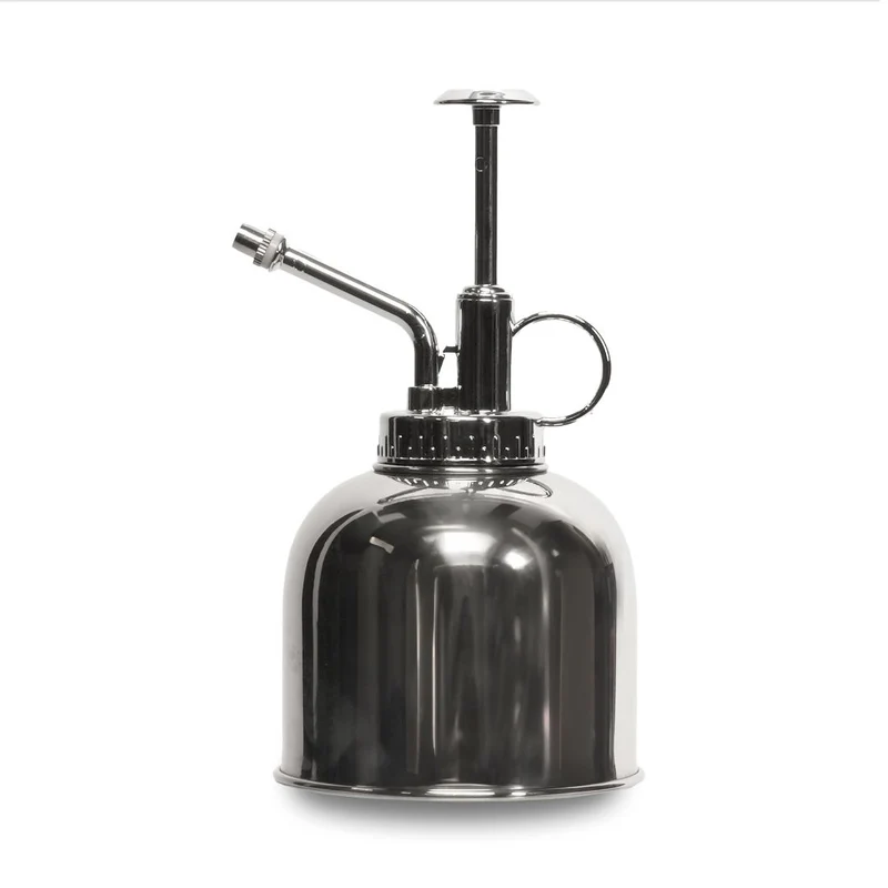 Plant mister - Waterer - Stainless Steel Gardening Sprinkler - Silver - ↑ 15.5 cm