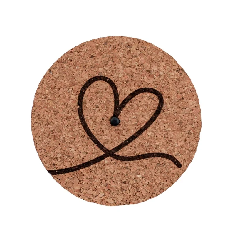 Engraved LED cork lid - 'LOVE' - Heart icon - Available in 3 sizes