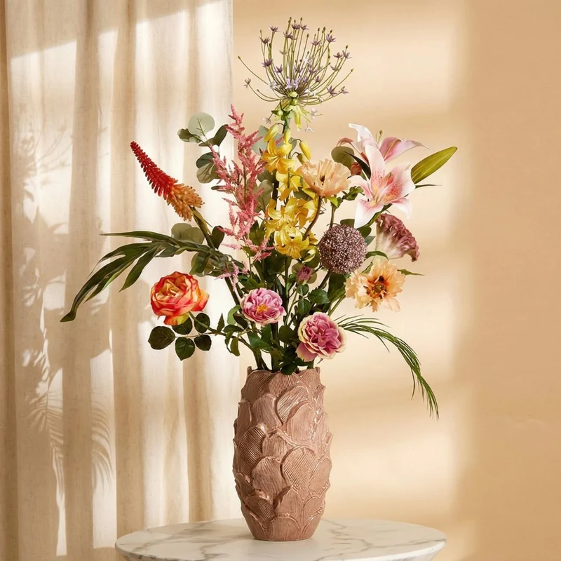 Artificial Flower Bouquet - Tropical Chic Deluxe - Real Touch - 13 Stems - ↑ 105 cm