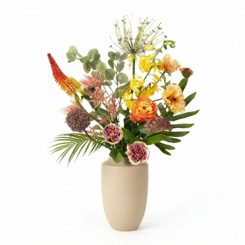 Artificial Flower Bouquet - Tropical Chic Deluxe - Real Touch - 13 Stems - ↑ 105 cm