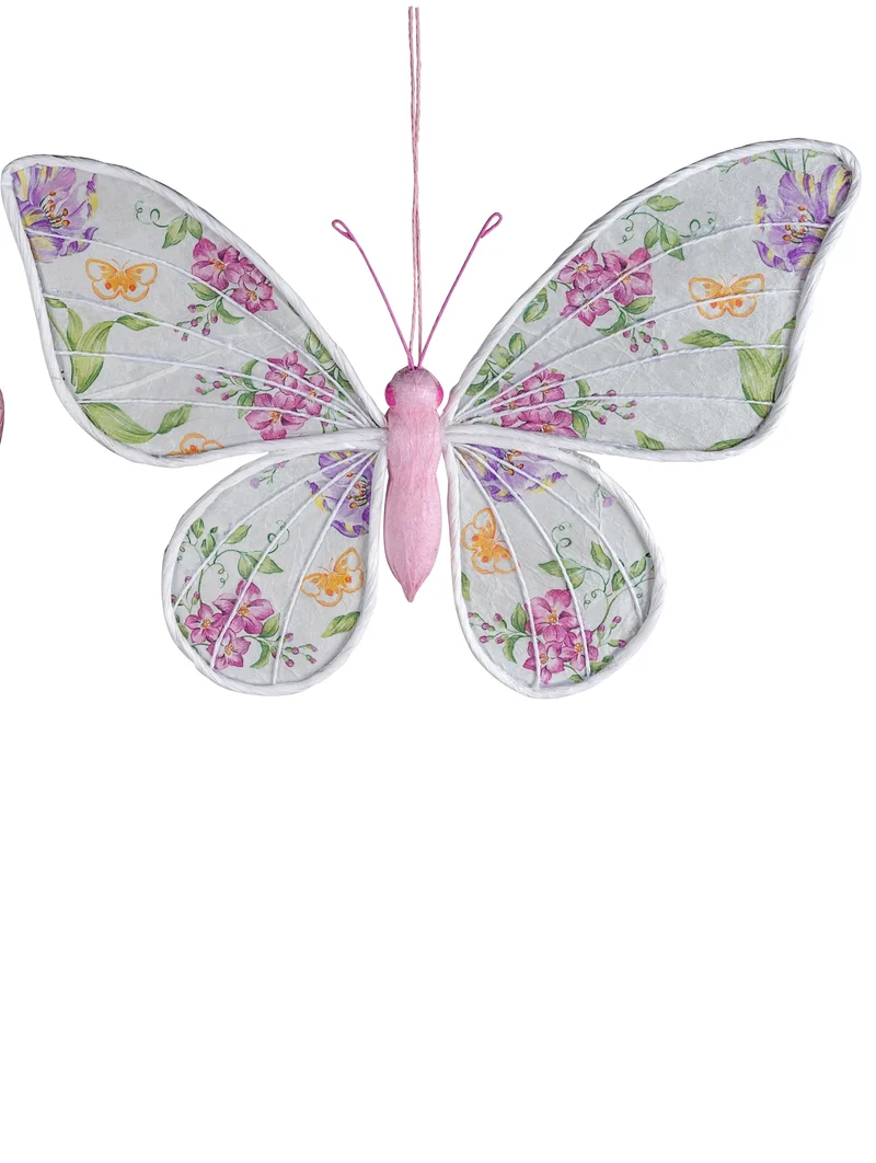 formano Papierschmetterling zum Hängen – Dekoration für Fenster & Wand, 40 x 29 cm