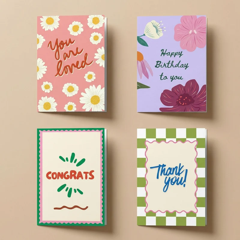 Greeting Card - A6 Folded - Add custom message
