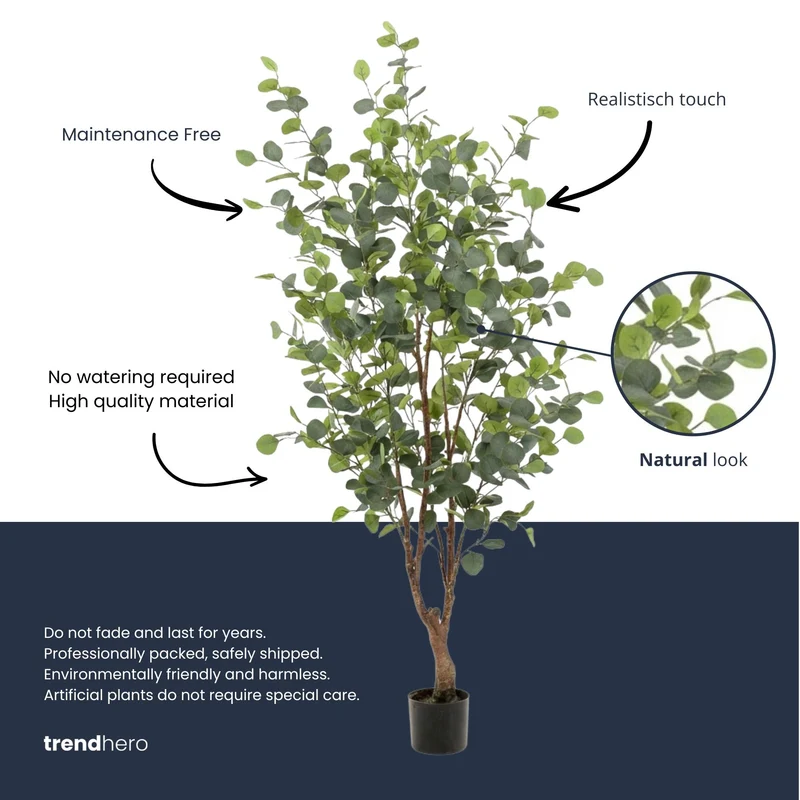 Eucalyptus tree - 140 cm - Artificial plant