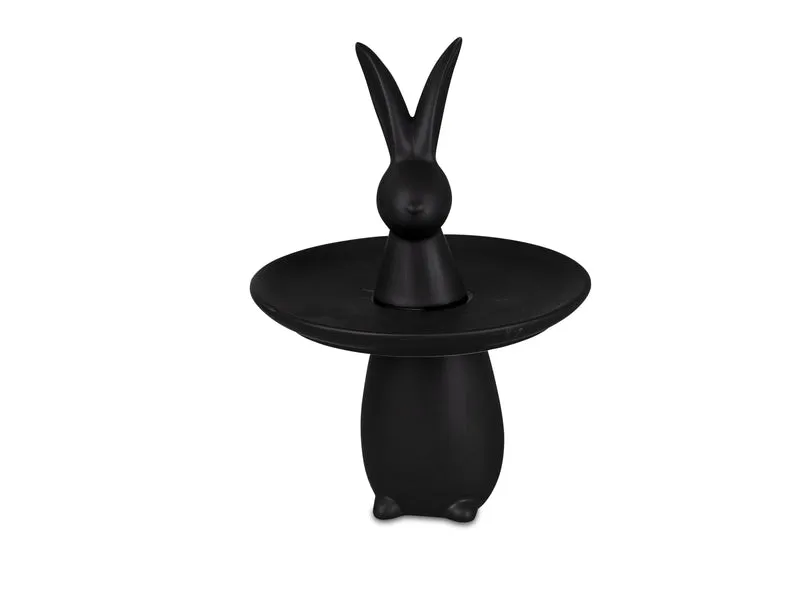 Hase mit Teller 14 x 19cm