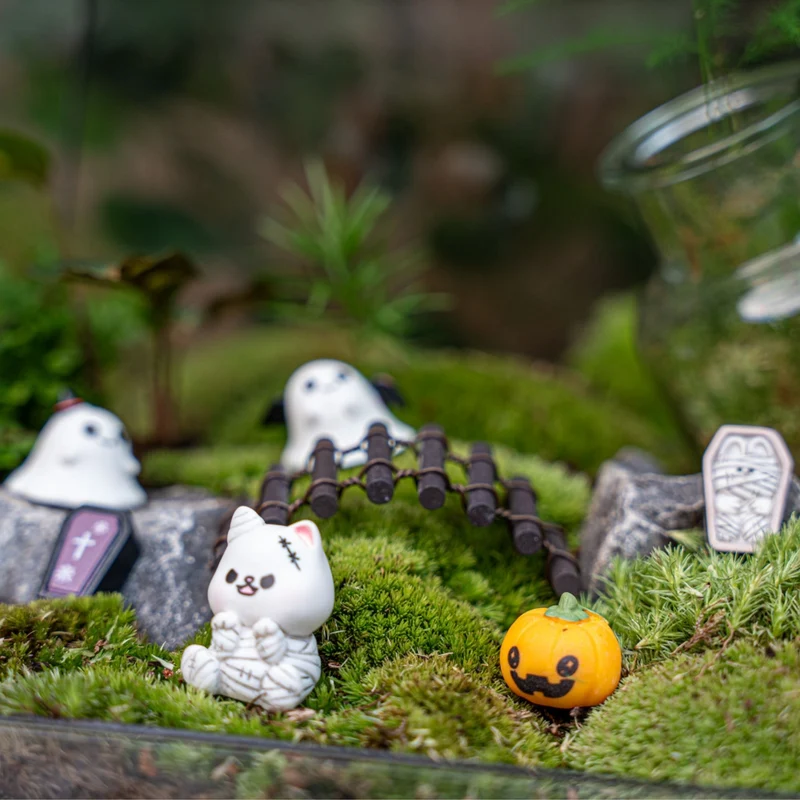 Horror House - Decorative Mini Figures - Halloween - 7 pcs - ↑ 1 - 3 cm