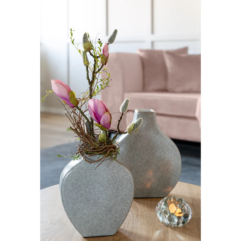 MINTA Vase hellgrau