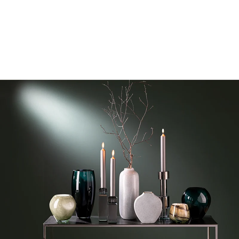 MINTA Vase hellgrau