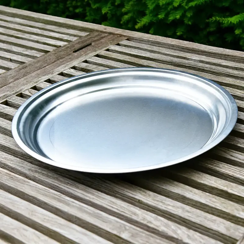 Zinkteller Caro mit Rand 40cm