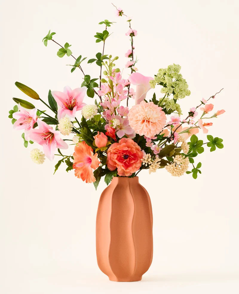 Zijden kunstbloemen boeket Yasmine's Choice