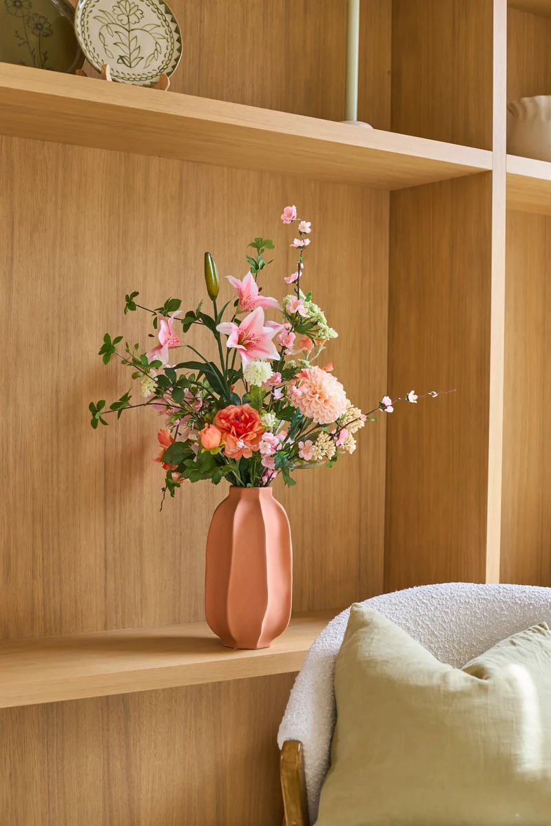Zijden kunstbloemen boeket Yasmine's Choice