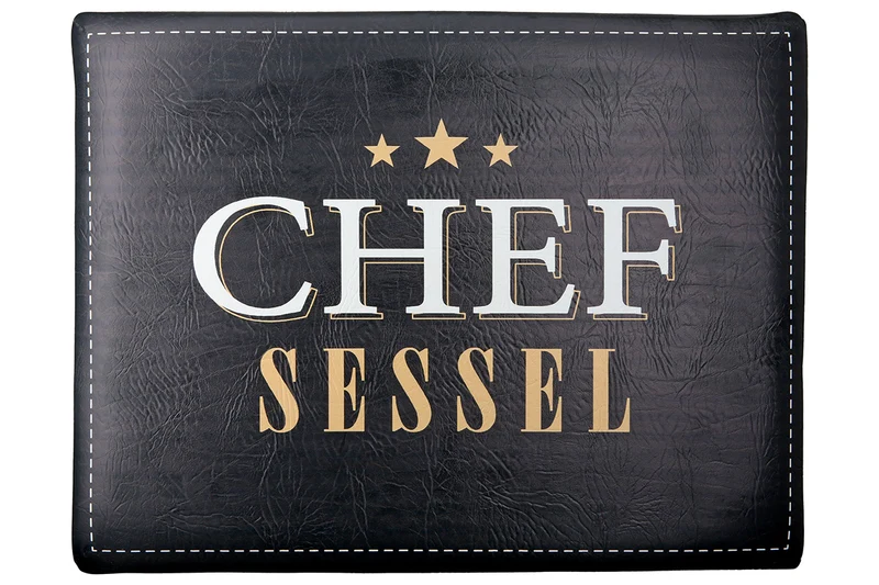 Sitzpolster für Getränkekisten, "Chefsessel"