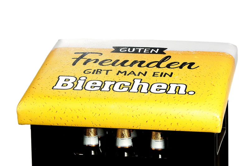 Sitzpolster für Getränkekisten "Bierchen" 42879