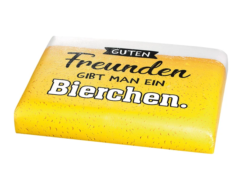 Sitzpolster für Getränkekisten "Bierchen" 42879
