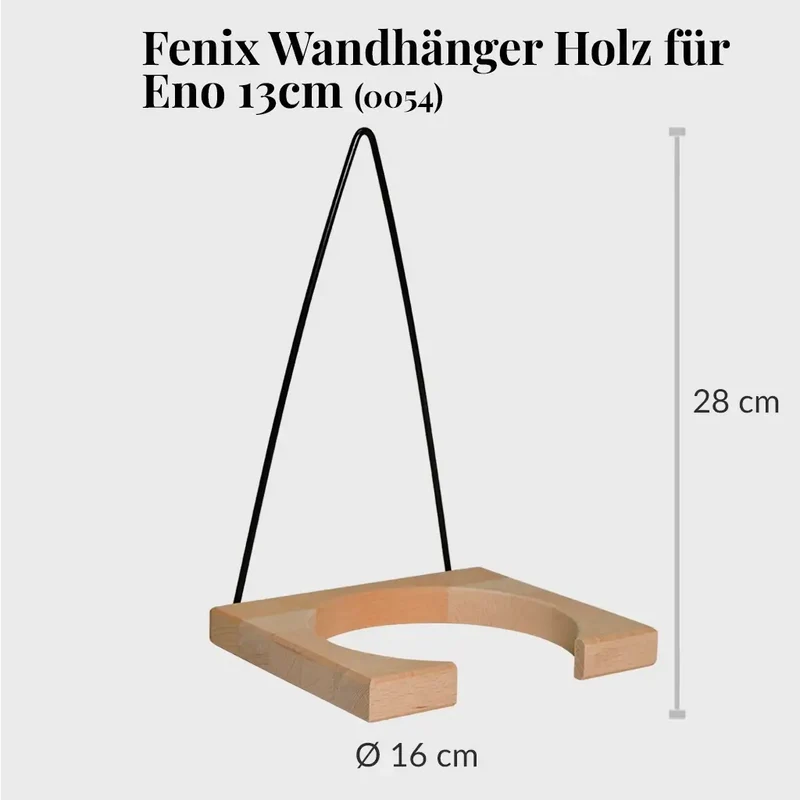 Fenix Wandhänger Holz für Eno 13cm