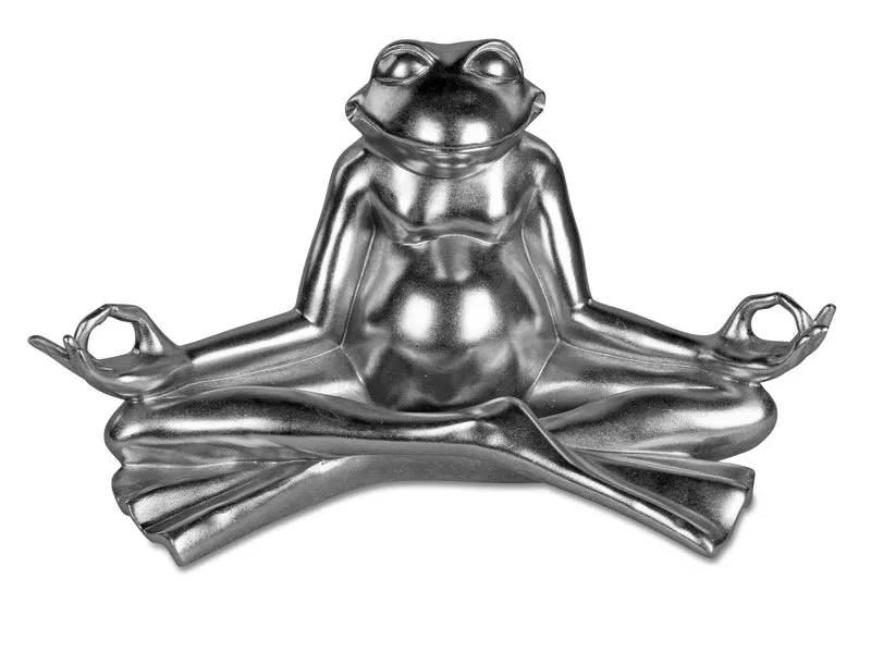 Yoga-Frosch 45 x 26cm