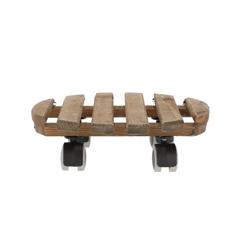 Wooden Plant Trolley - Ø 29 cm