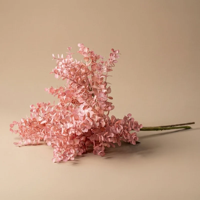 Decorative artificial Eucalyptus branch - 3 Stems - ↑ 37 cm