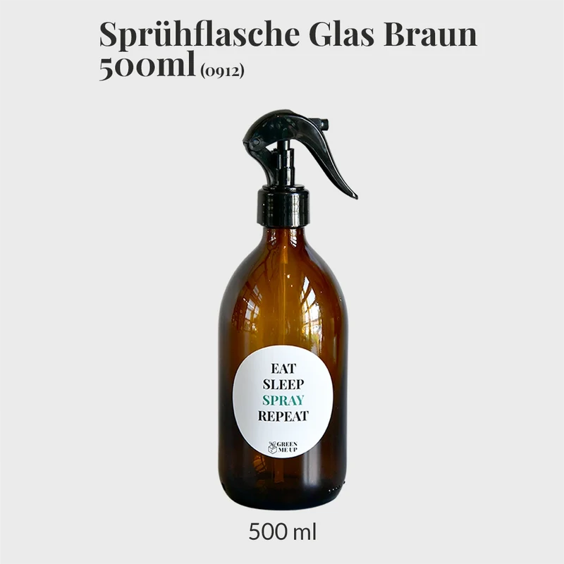 Sprühflasche Glas Braun 500ml