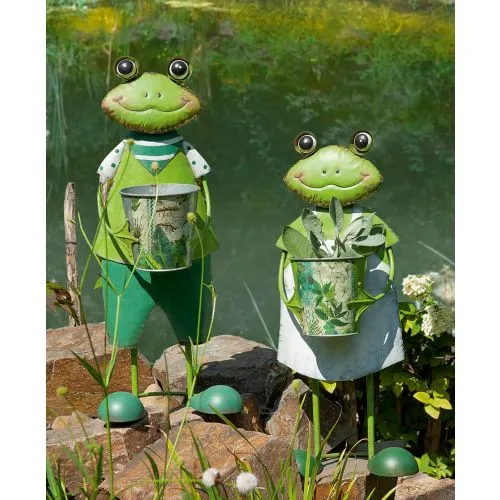 Froschpaar "Franz + Frida" Höhe 54cm