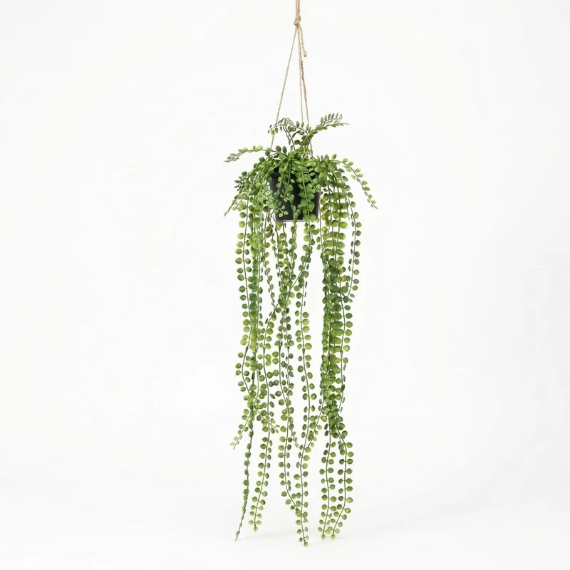 Artificial Ficus Pumila - Hanging plant in pot - 85 cm