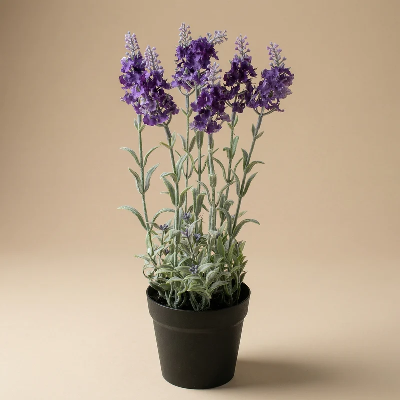 Artificial Lavender - Purple plant in pot - Artificial plant - 28 cm