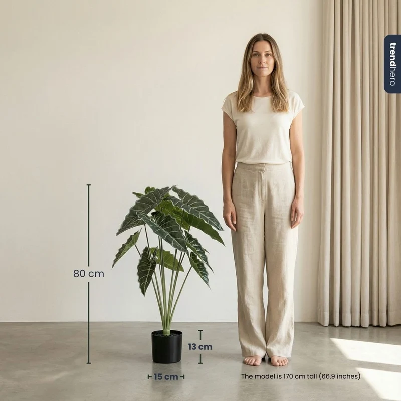 Alocasia 80 cm - Artificial plant