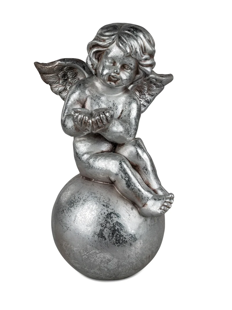 Engel auf Kugel H: 38cm